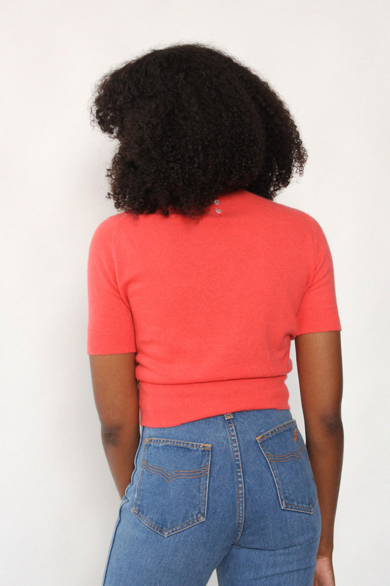 Coral Cashmere Sweater XS/S