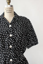 Leafy Print Flare Shirtdress S/M