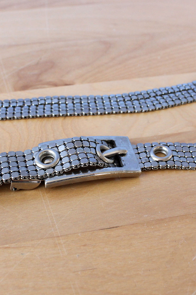 Silvertone Chainmail Belt