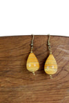 Wooden Teardrop Earrings