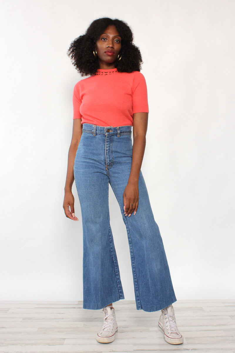 OZ 1970s Flared Denim XS