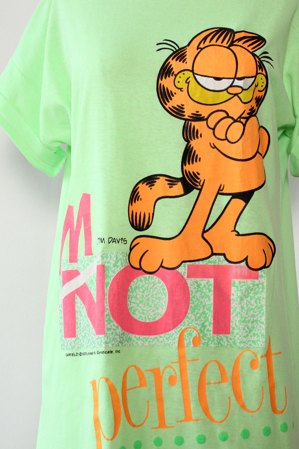 Snarky Garfield T-shirt Dress XS-M