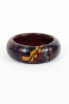 leather deco bangle