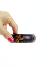 leather deco bangle