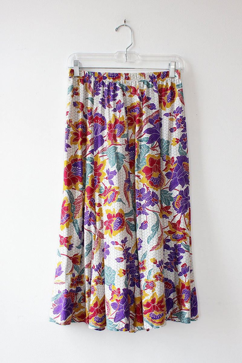 Indo Floral Skirt S/M