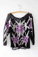 HOLD - Orchid Bali Lace Blouse