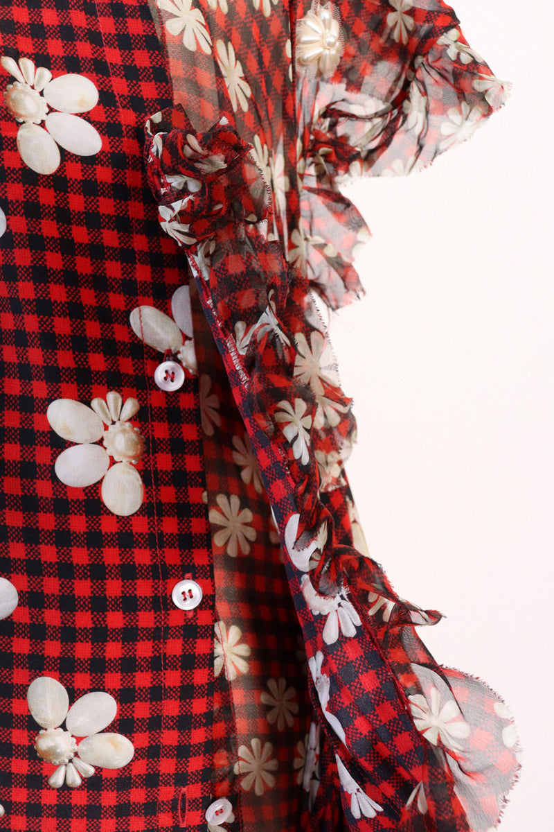Simone Rocha Silk Chiffon Deconstructed Dress XS/S