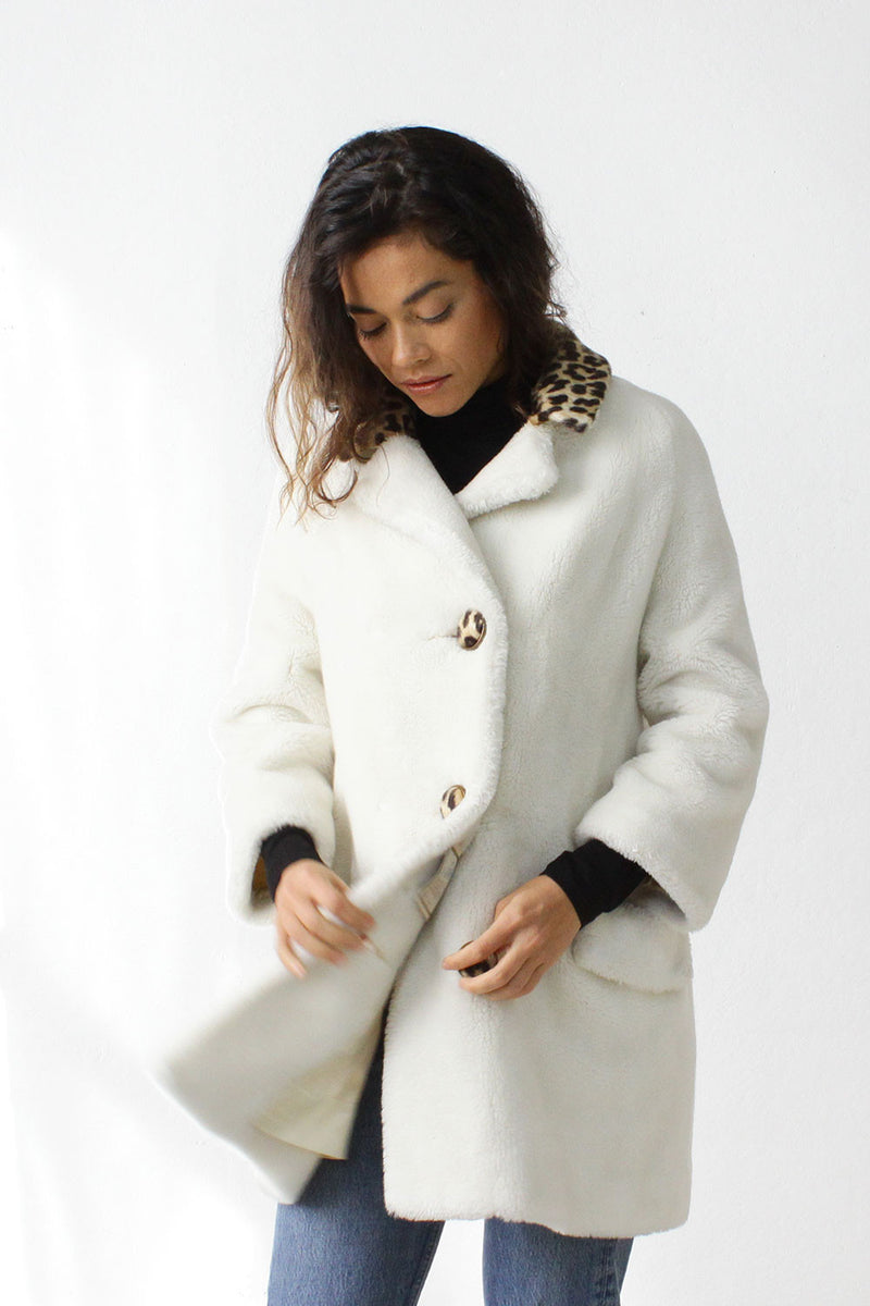 Polar Bear Faux Fur Coat S/M