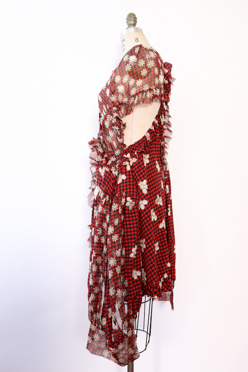 Simone Rocha Silk Chiffon Deconstructed Dress XS/S