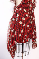 Simone Rocha Silk Chiffon Deconstructed Dress XS/S