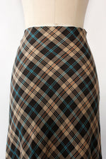 Phoebe Plaid Maxi M-M/L