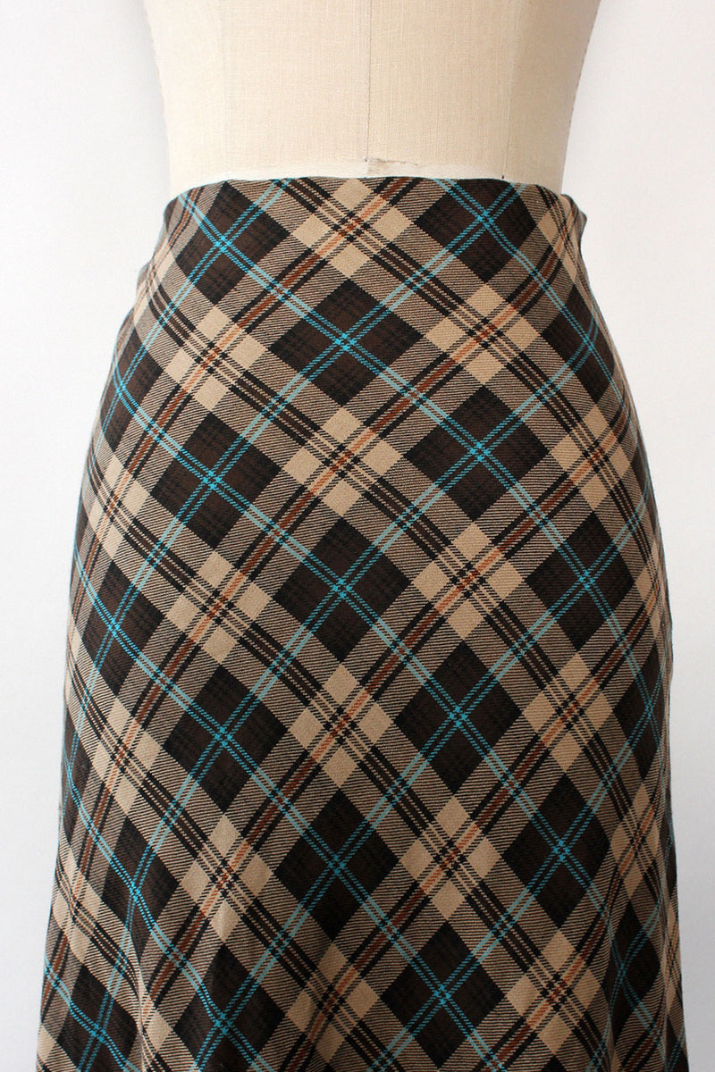 Phoebe Plaid Maxi M-M/L