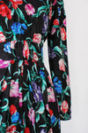 Silk Tulip Print Dress S