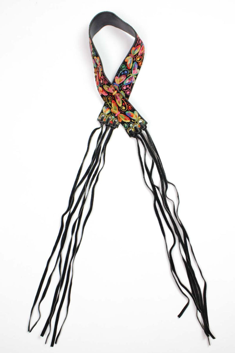Butterfly Embroidered Belt