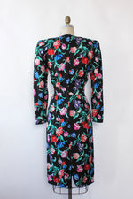 Silk Tulip Print Dress S