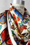 Kedi Kitty Silk Scarf
