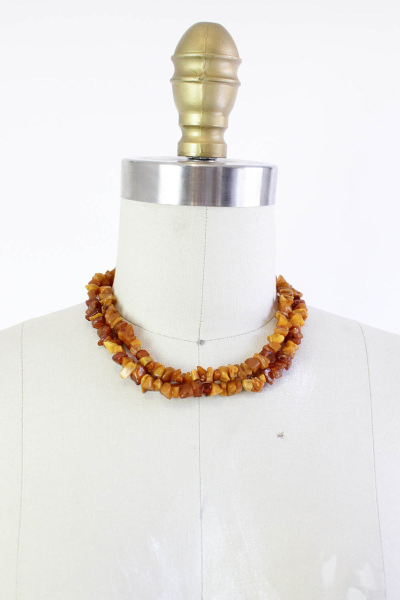 vintage amber necklace