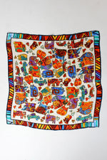 Kedi Kitty Silk Scarf