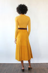 Marigold Fluid Suede Skirt M/L