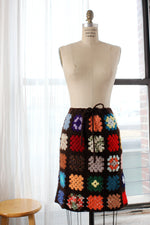 Granny Square Crochet Skirt XS-M