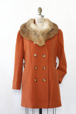 Peachy Fur Collar Coat M/L