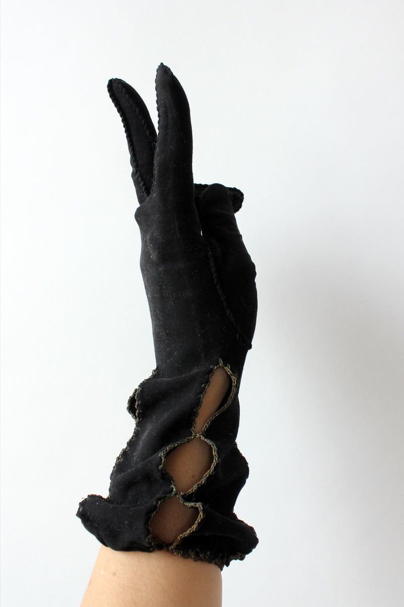 Three Pairs Leather Gloves S