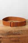 Caramel Wide Leather Belt