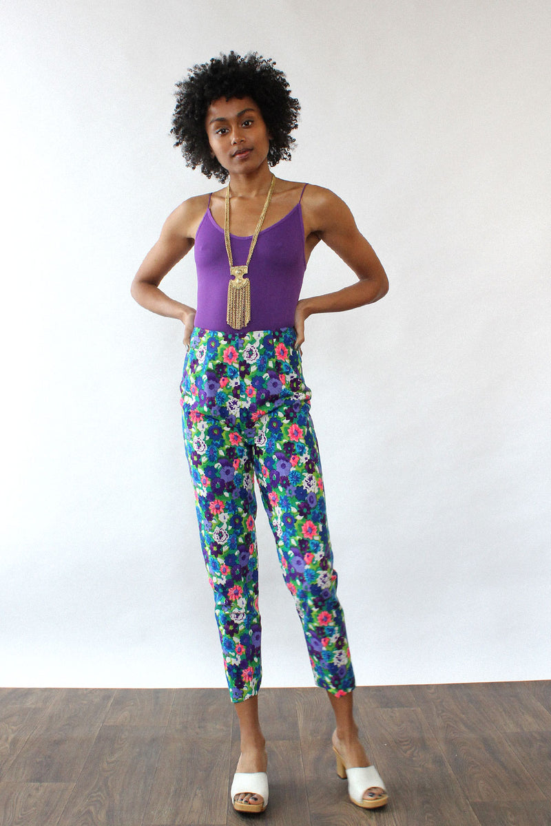 Joy Floral Cigarette Pants XS/S