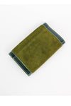 Moss Green Suede Wallet