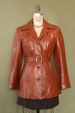 Oak Tan Leather Jacket L