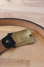 Etched Tree '79 Buckle Belt