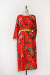 Ruby Blossom A-line Dress M/L