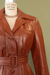 Oak Tan Leather Jacket L