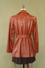 Oak Tan Leather Jacket L