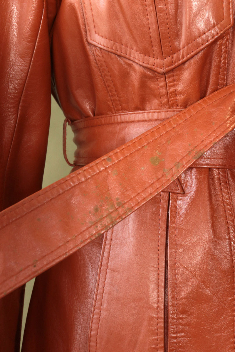 Oak Tan Leather Jacket L