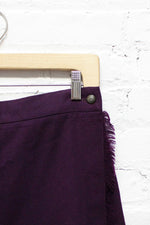 Purple Kilt Style Skirt S/M