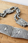 Aluminum Floral Etch Belt