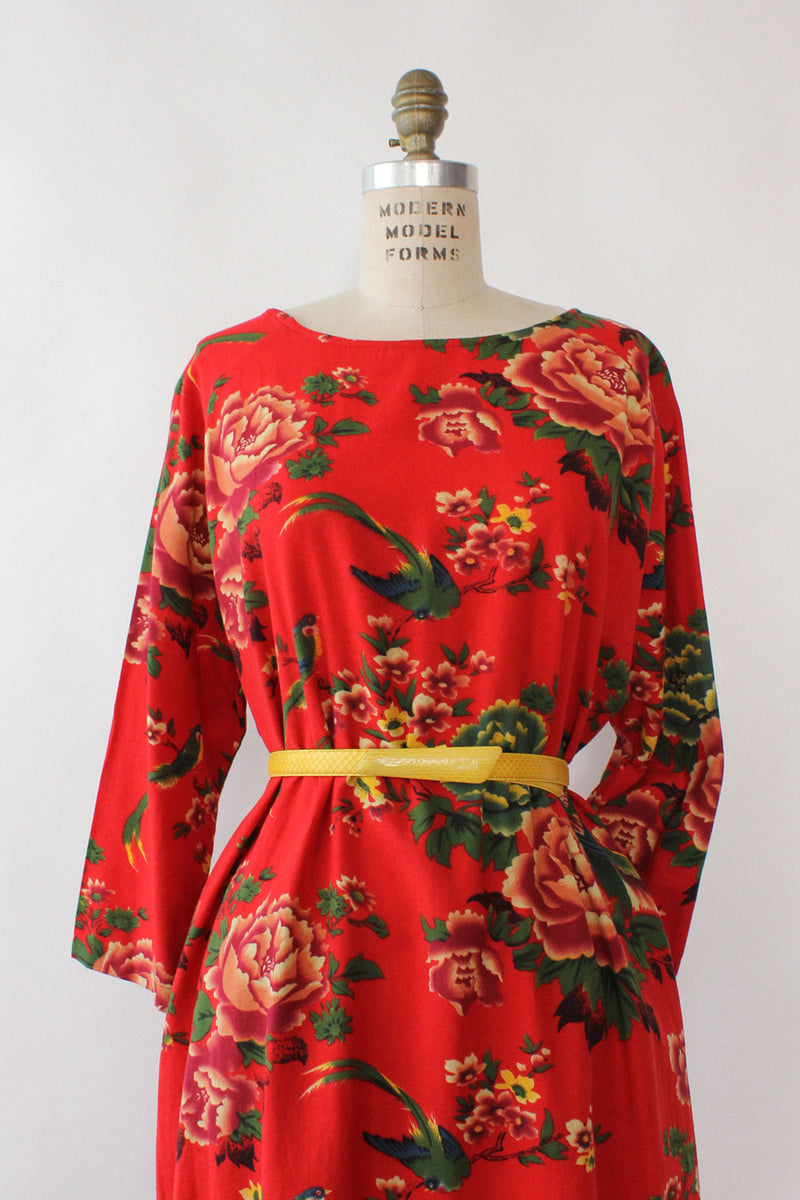 Ruby Blossom A-line Dress M/L