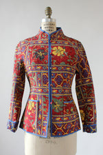 Indian Floral Reversible Jacket S