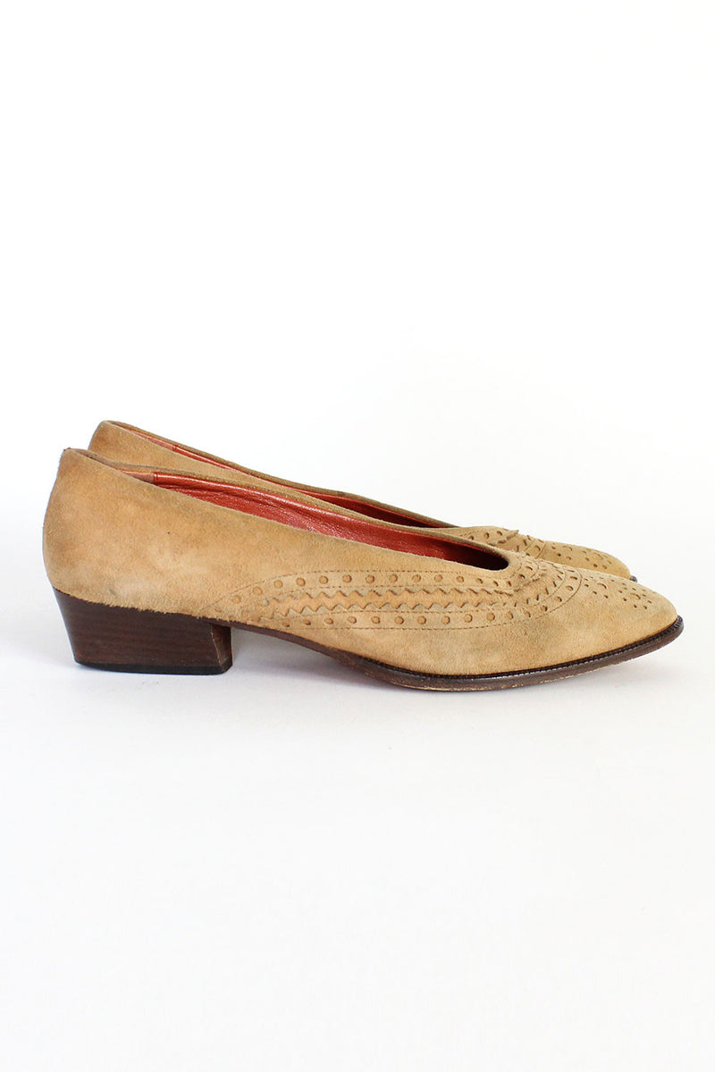 Joan & David Suede Slippers 6 ½