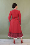 Eber Scarlet Calico Prairie Dress XS/S
