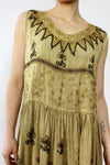 Ana Embroidered Smock Dress