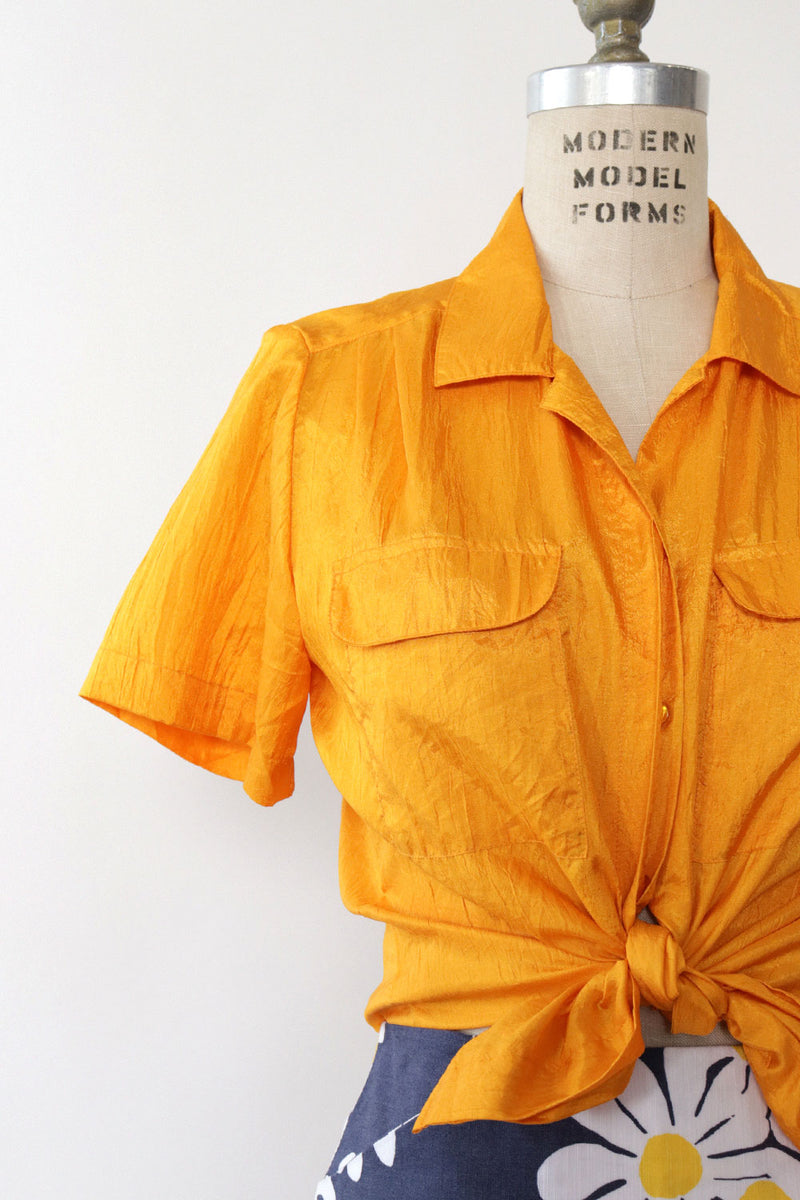Sakura Marigold Blouse S
