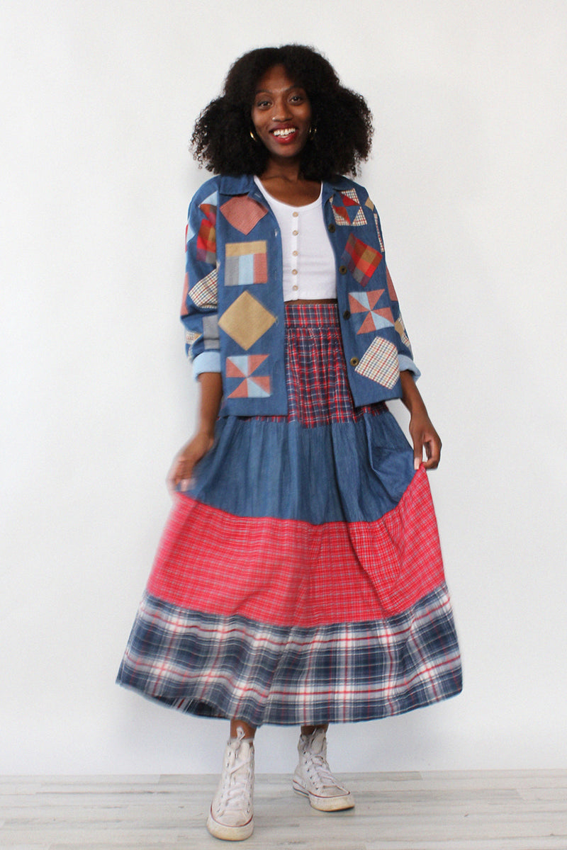 County Fair Tiered Skirt S/M