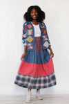 Patchwork Boxy Crop Jacket M/L