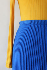 Cobalt Sweater Skirt