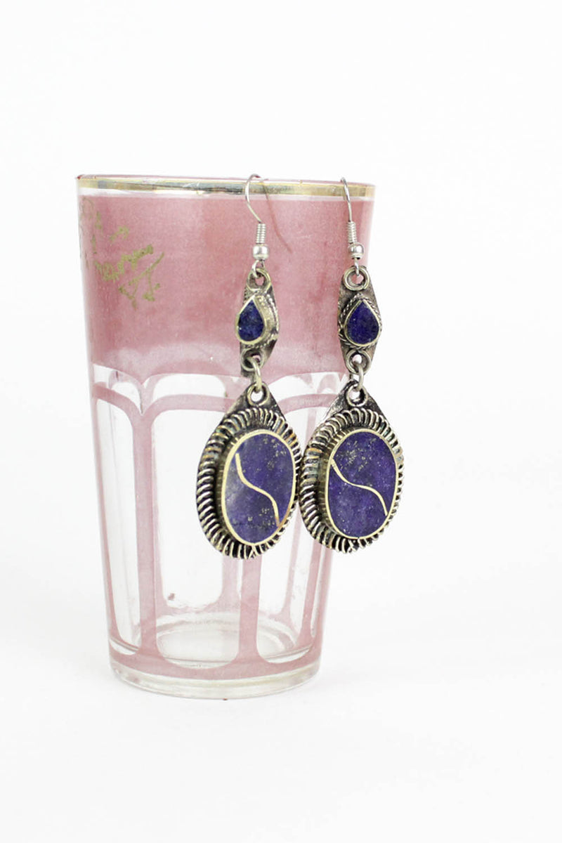 Lapis Dangle Earrings