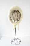 Adolfo Snow Mink Bonnet