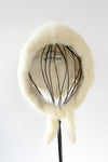 Adolfo Snow Mink Bonnet