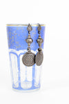 Sterling Flower Drop Earrings